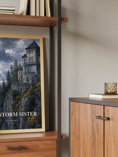 The Storm Sister book watercolour illustration paper finish options – matte satin gloss