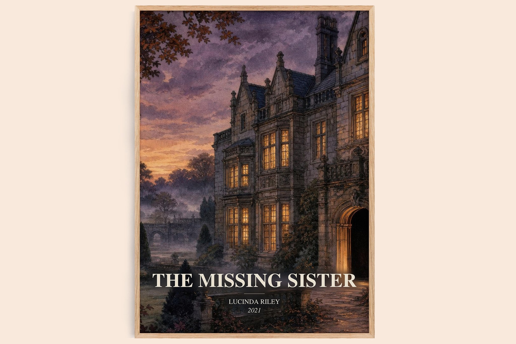 The Missing Sister Book Watercolour Illustration by Lucinda Riley
