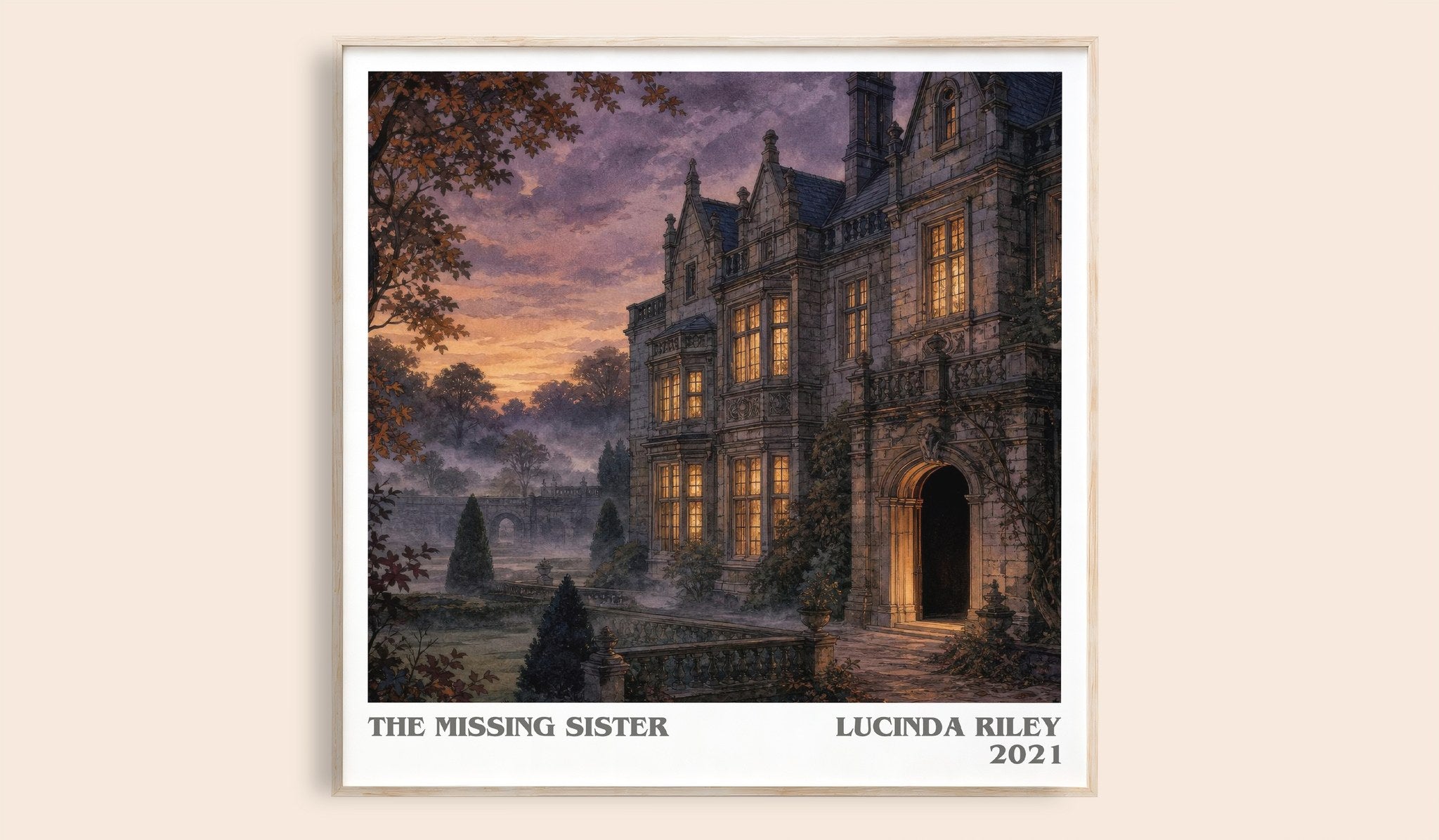 The Missing Sister Literary Art Print by Lucinda Riley