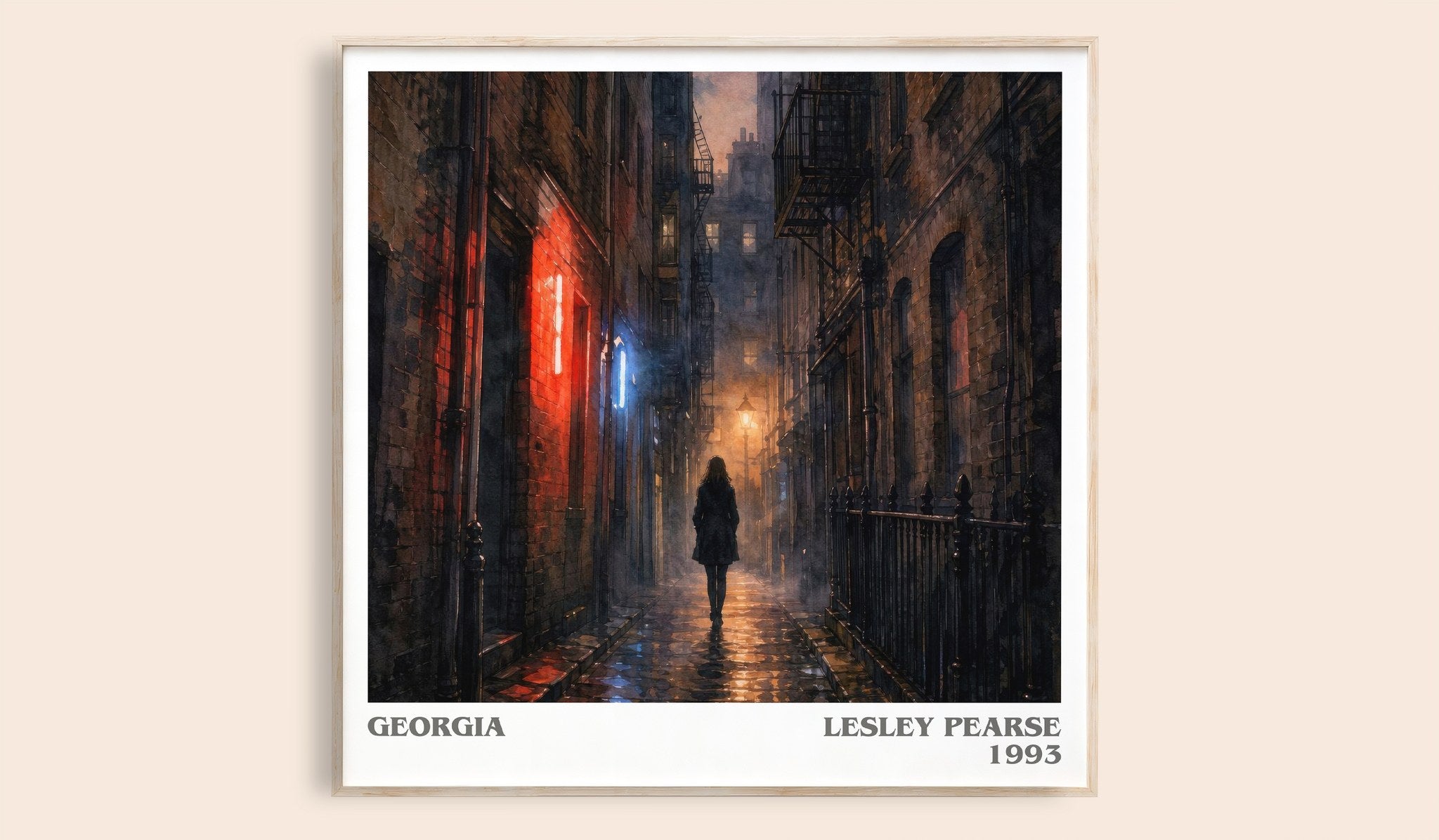 Georgia Literary Art Print by Lesley Pearse