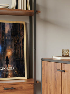 Georgia book watercolour illustration paper finish options – matte satin gloss