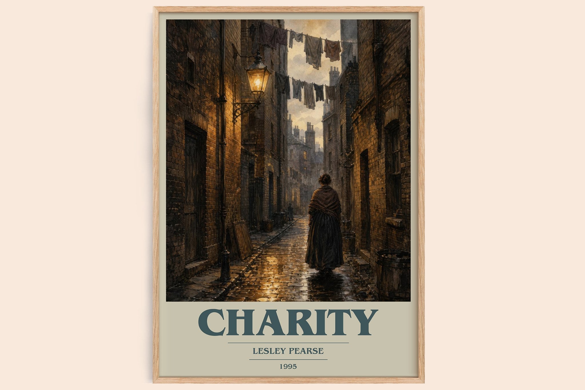 Charity Book Cover Poster by Lesley Pearse