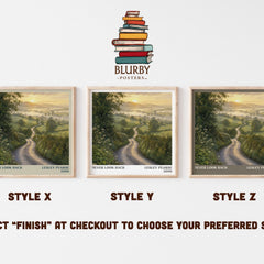 Never Look Back Literary Art Print by Lesley Pearse – image 4