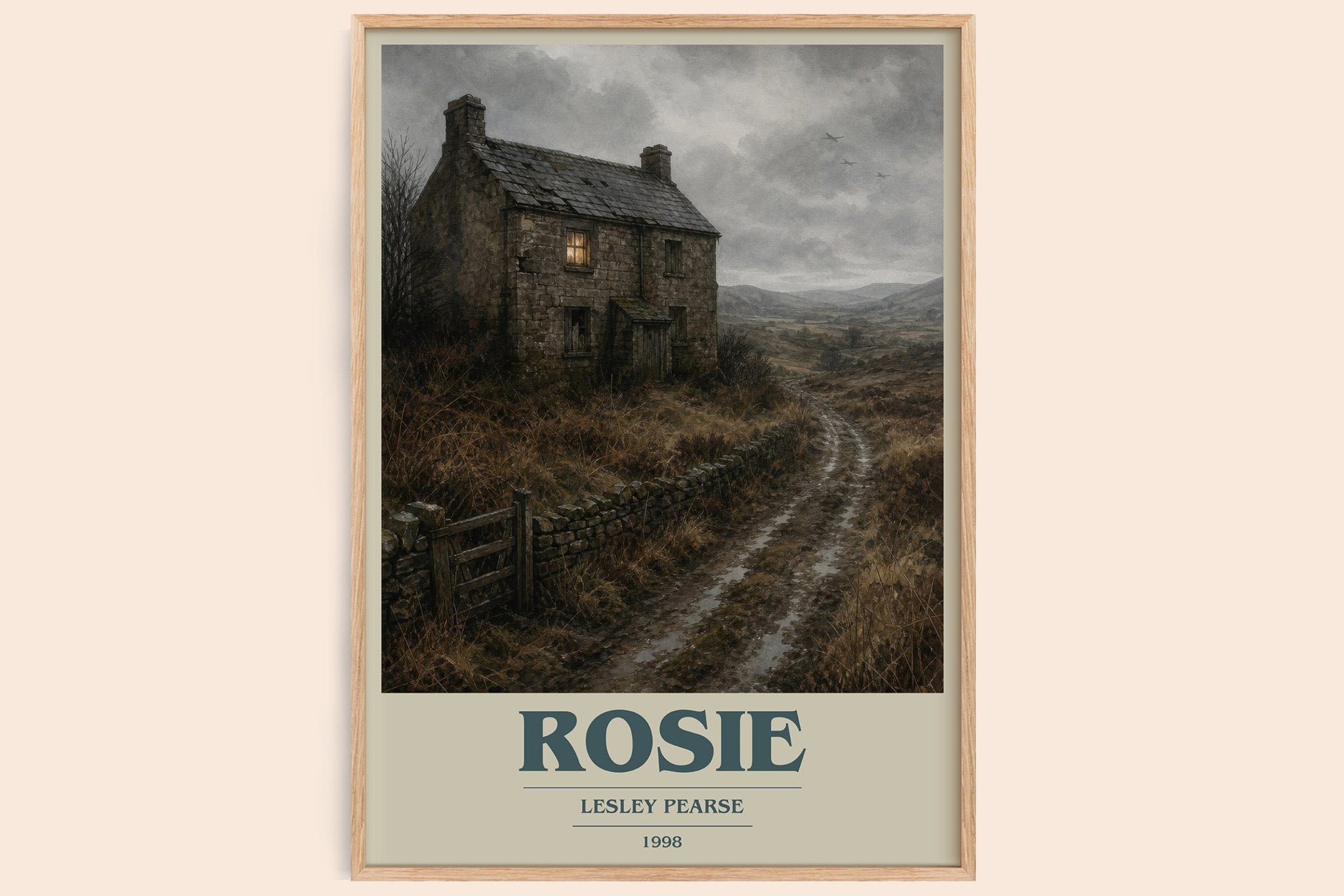 Rosie Book Cover Poster by Lesley Pearse