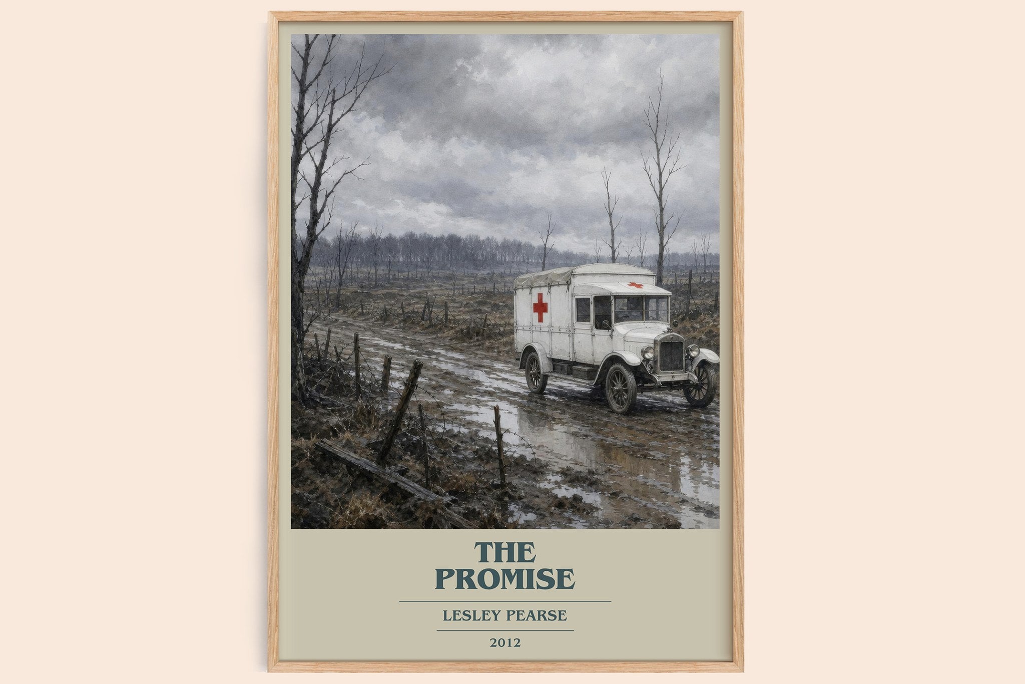 The Promise Book Cover Poster by Lesley Pearse