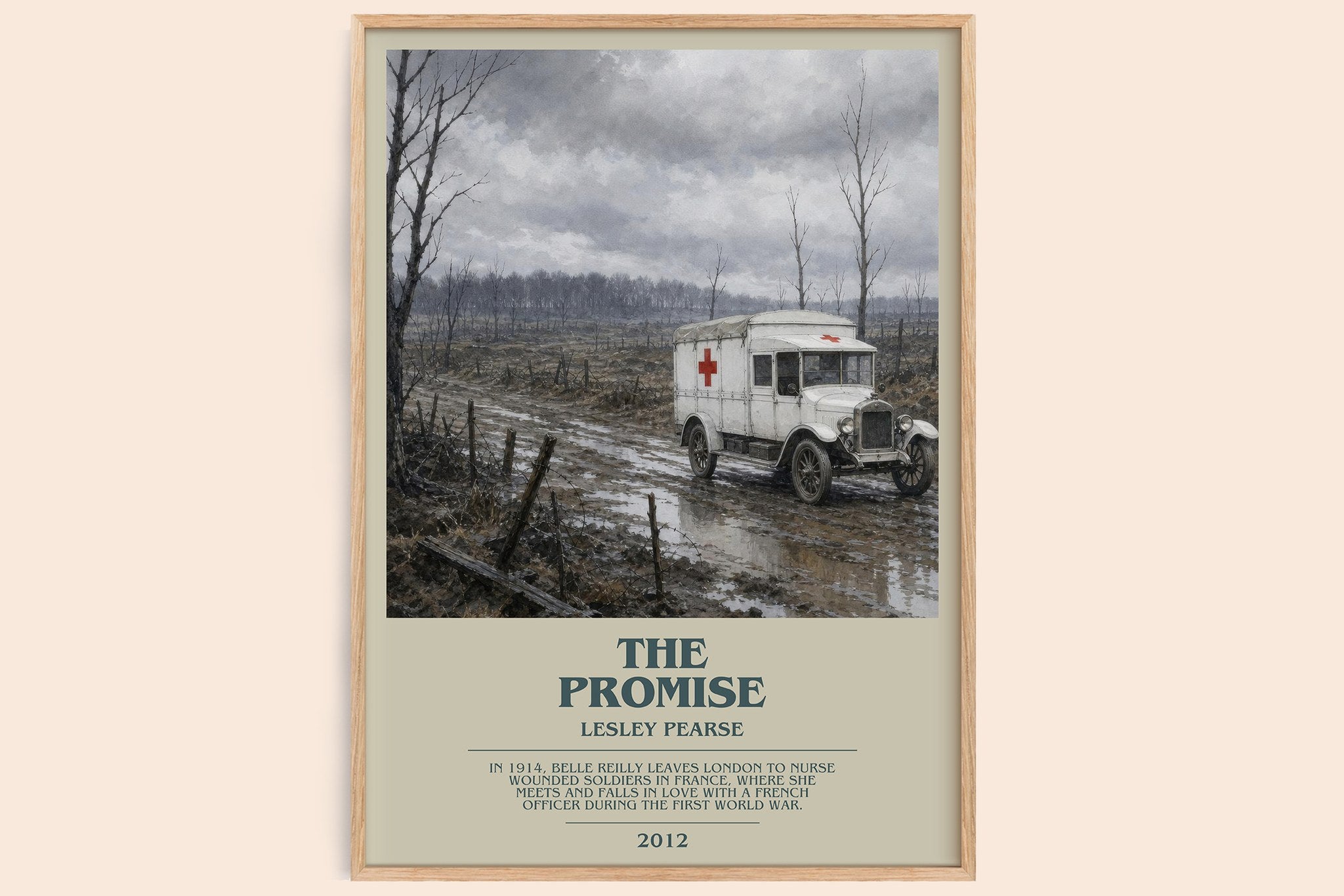 The Promise Bookish Wall Art by Lesley Pearse