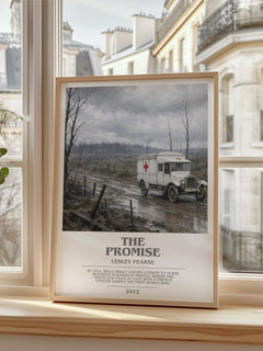The Promise bookish poster colour and style options – Lesley Pearse book art