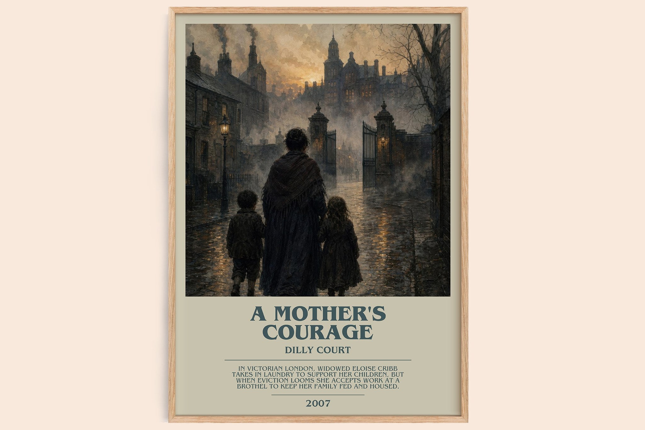 A Mother's Courage Bookish Wall Art by Dilly Court