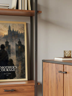 A Mother's Courage book watercolour illustration paper finish options – matte satin gloss