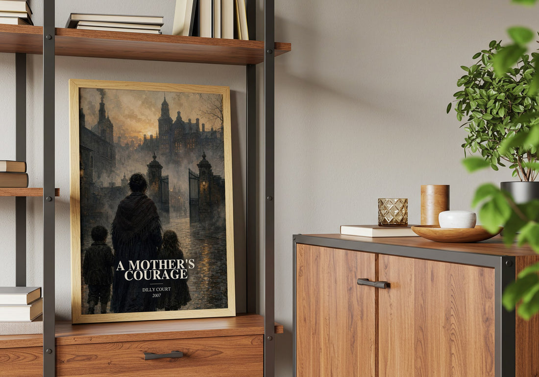 A Mother's Courage book watercolour illustration paper finish options – matte satin gloss