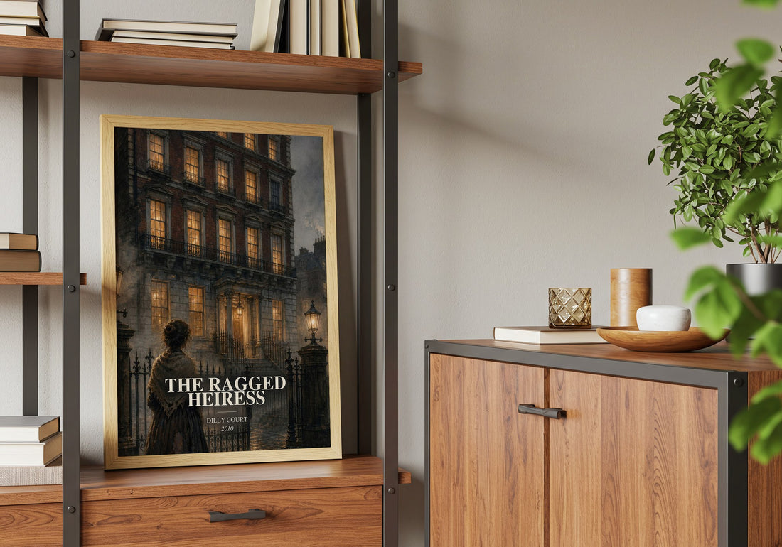 The Ragged Heiress book watercolour illustration paper finish options – matte satin gloss