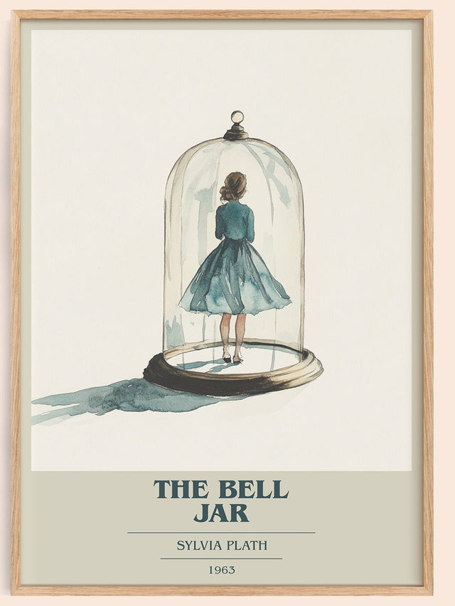 The Bell Jar Book Cover Poster by Sylvia Plath