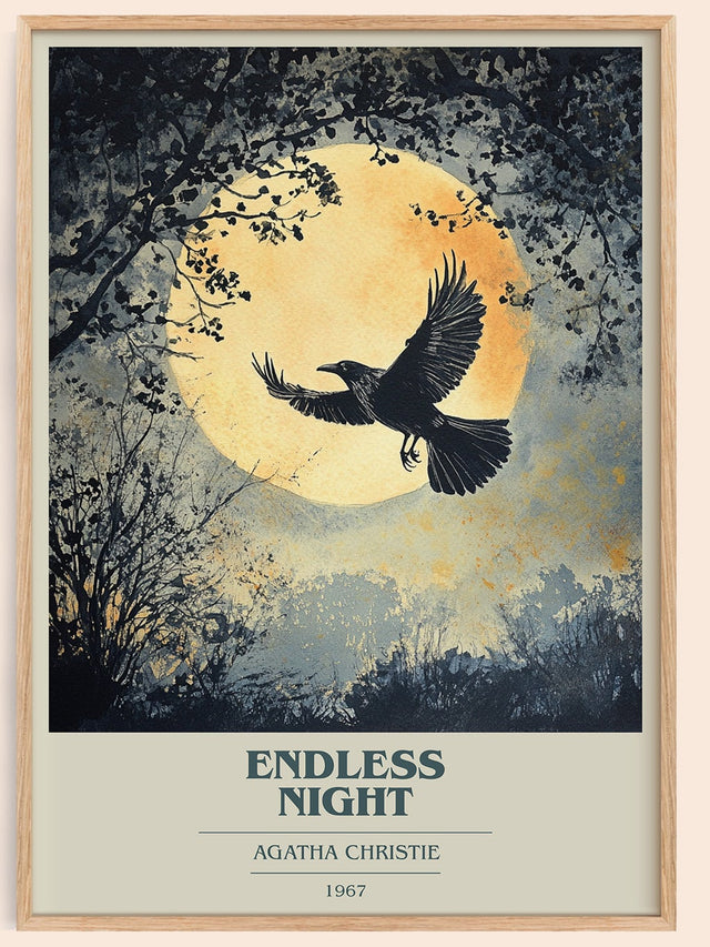 Endless Night Book Cover Poster by Agatha Christie