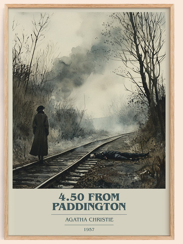 4.50 from Paddington Book Cover Poster by Agatha Christie