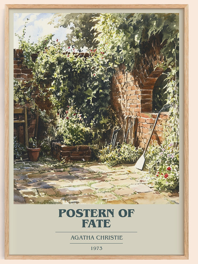 Postern of Fate Book Cover Poster by Agatha Christie