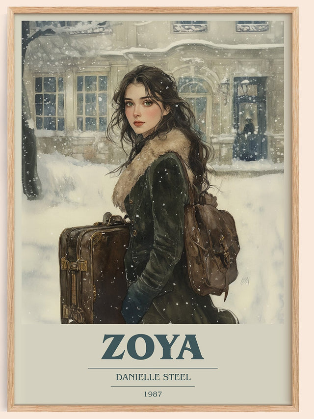 Zoya Book Cover Poster by Danielle Steel