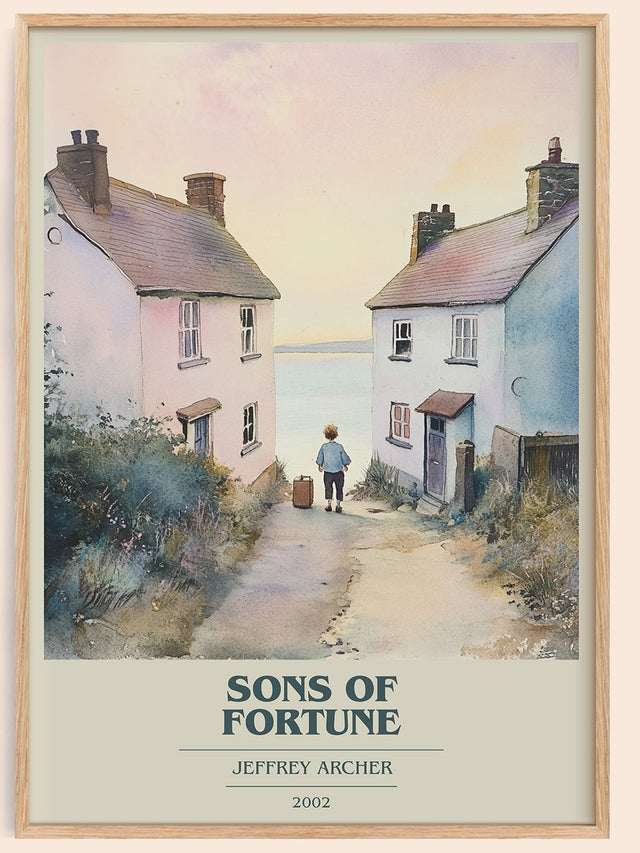 Sons of Fortune Book Cover Poster by Jeffrey Archer
