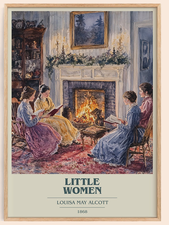 Little Women Book Cover Poster by Louisa May Alcott