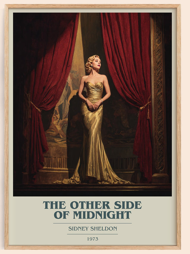 The Other Side of Midnight Book Cover Poster by Sidney Sheldon