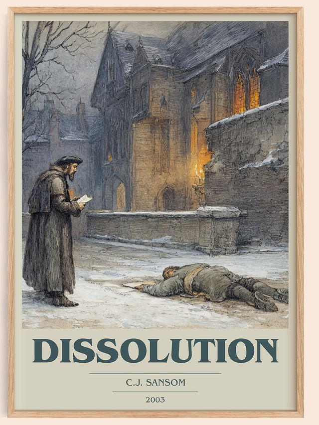 Dissolution Book Cover Poster by C.J. Sansom