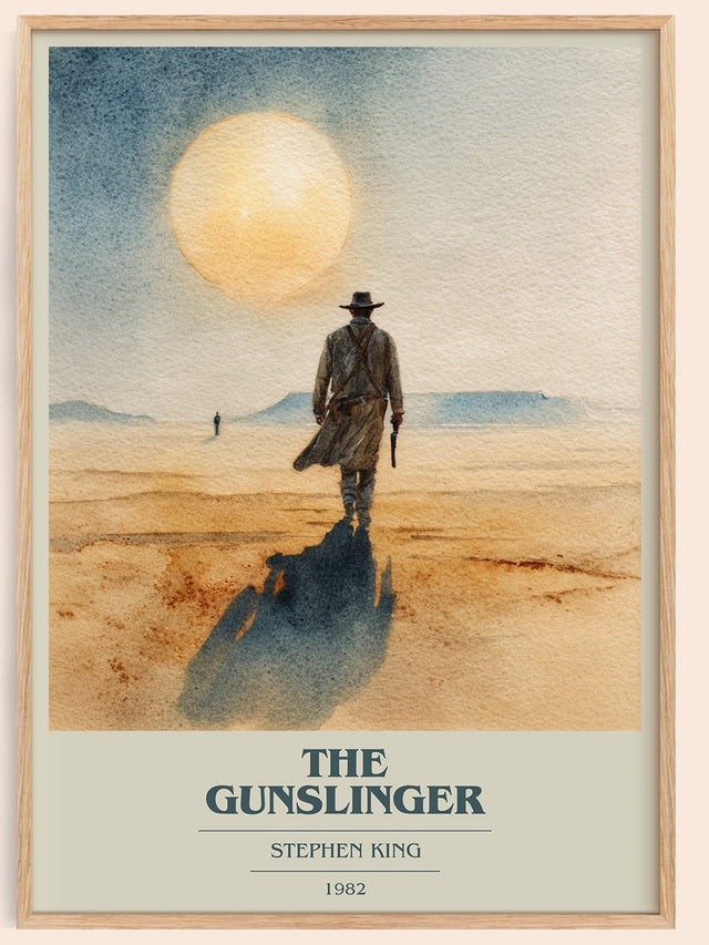 The Gunslinger Book Cover Poster by Stephen King