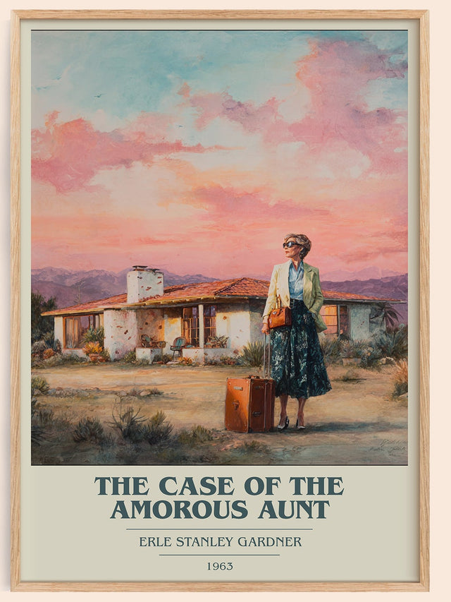 The Case of the Amorous Aunt Book Cover Poster by Erle Stanley Gardner