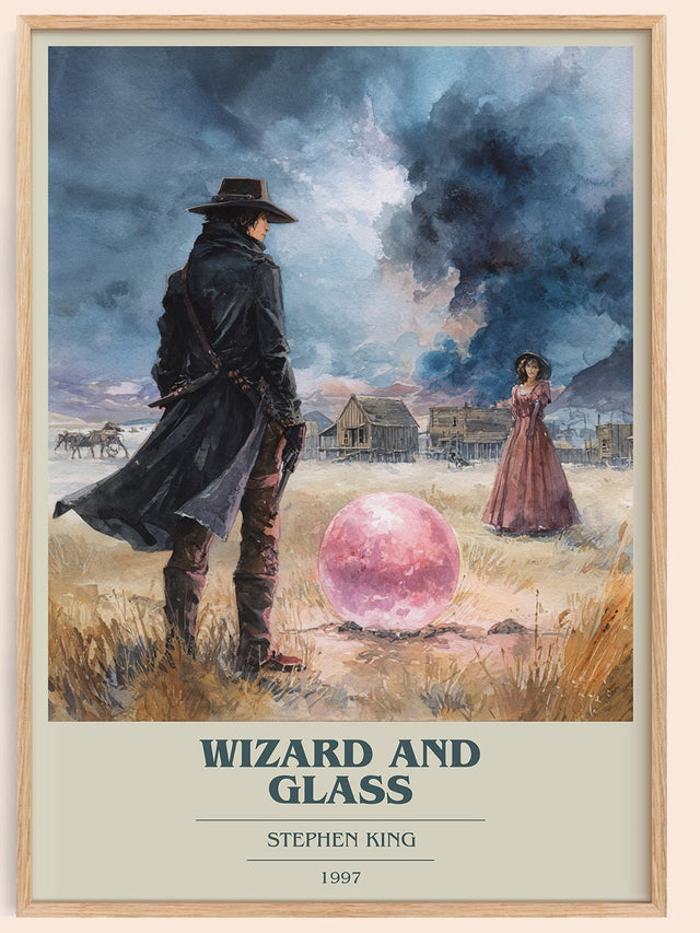 Wizard and Glass Book Cover Poster by Stephen King