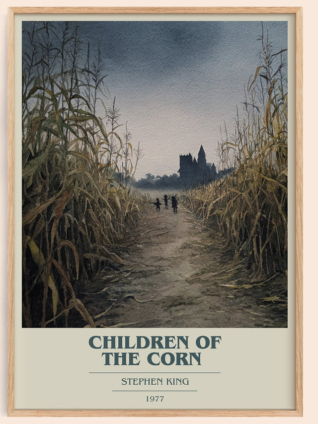 Children of the Corn Book Cover Poster by Stephen King
