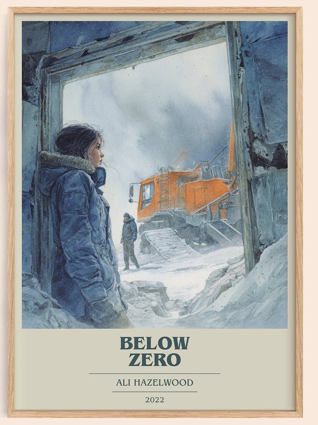 Below Zero Book Cover Poster by Ali Hazelwood