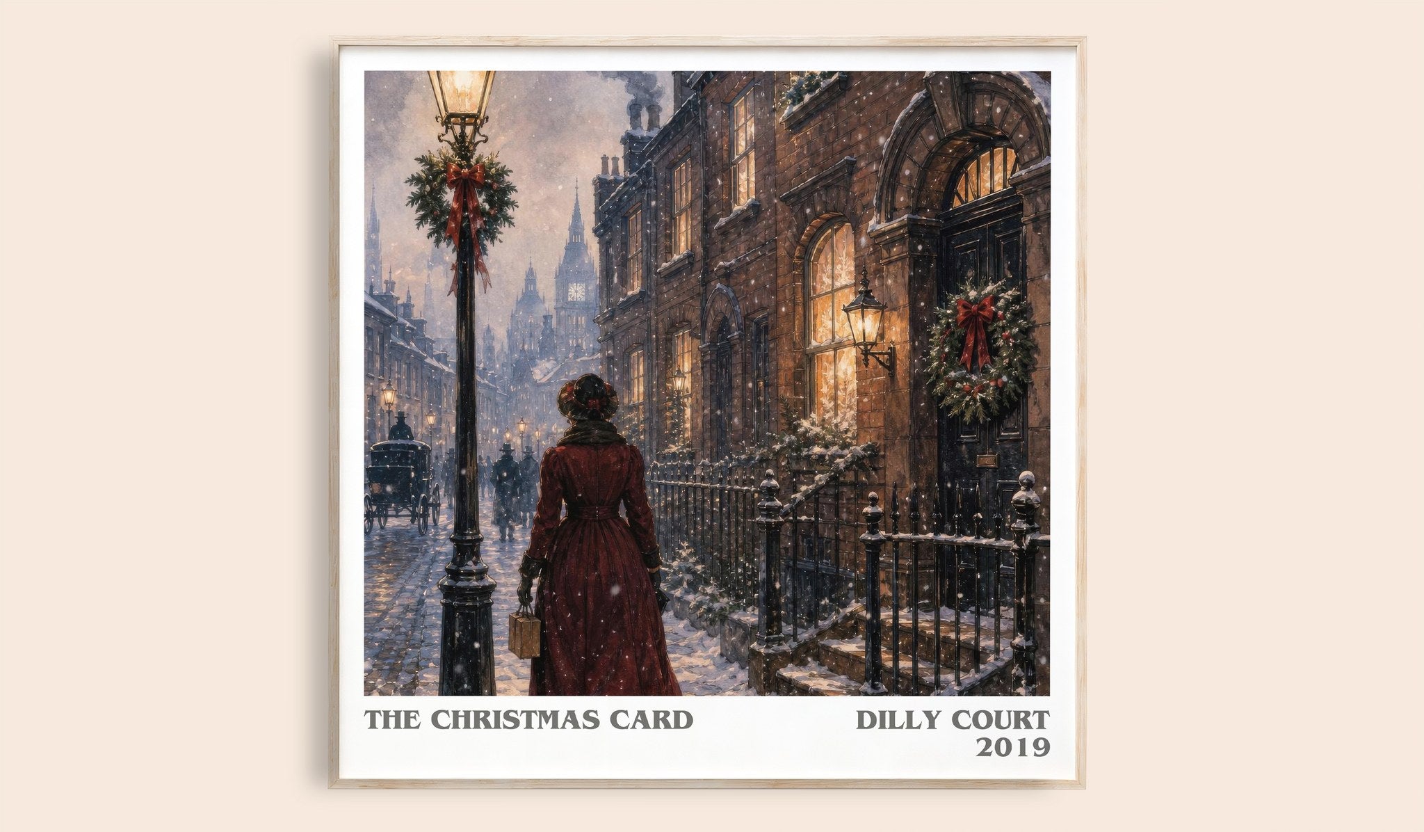 The Christmas Card Literary Art Print by Dilly Court