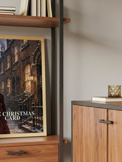 The Christmas Card book watercolour illustration paper finish options – matte satin gloss