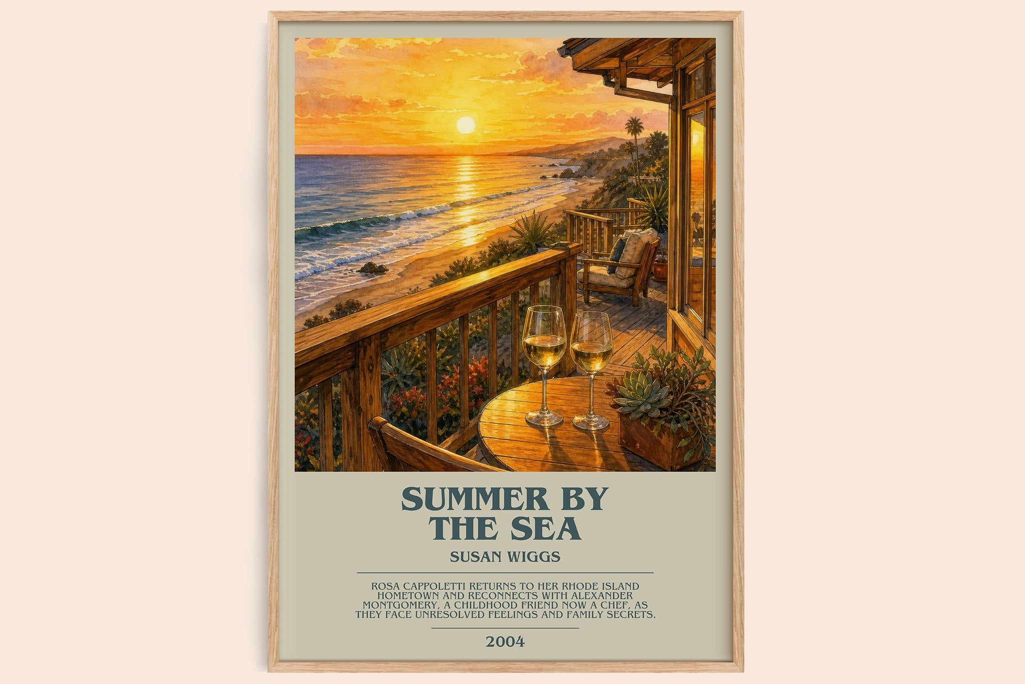 Summer by the Sea Bookish Wall Art by Susan Wiggs