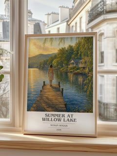 Summer at Willow Lake Book Cover Poster by Susan Wiggs – image 2