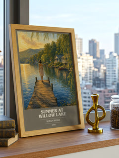 Summer at Willow Lake Book Cover Poster by Susan Wiggs – image 3