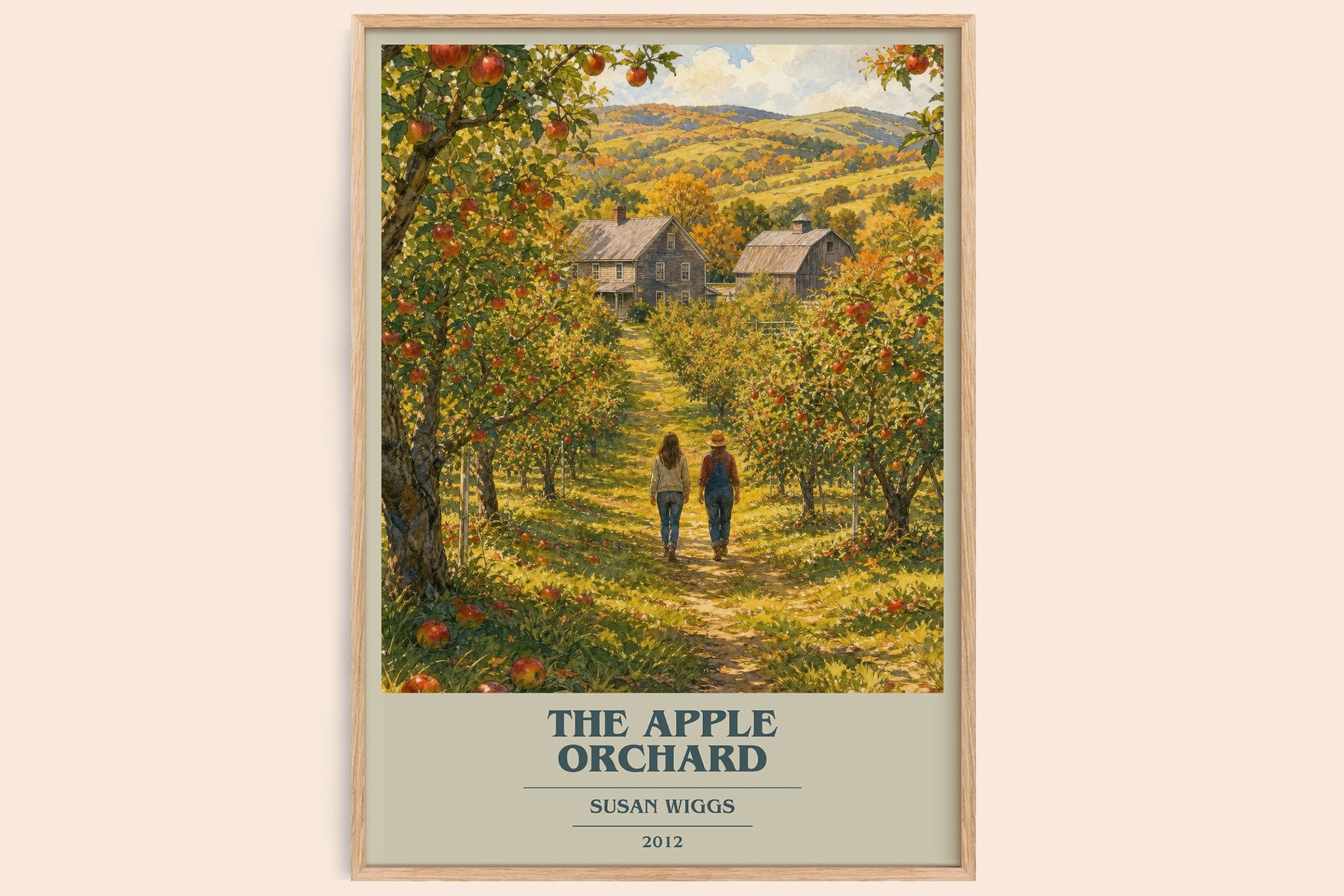The Apple Orchard Book Cover Poster by Susan Wiggs