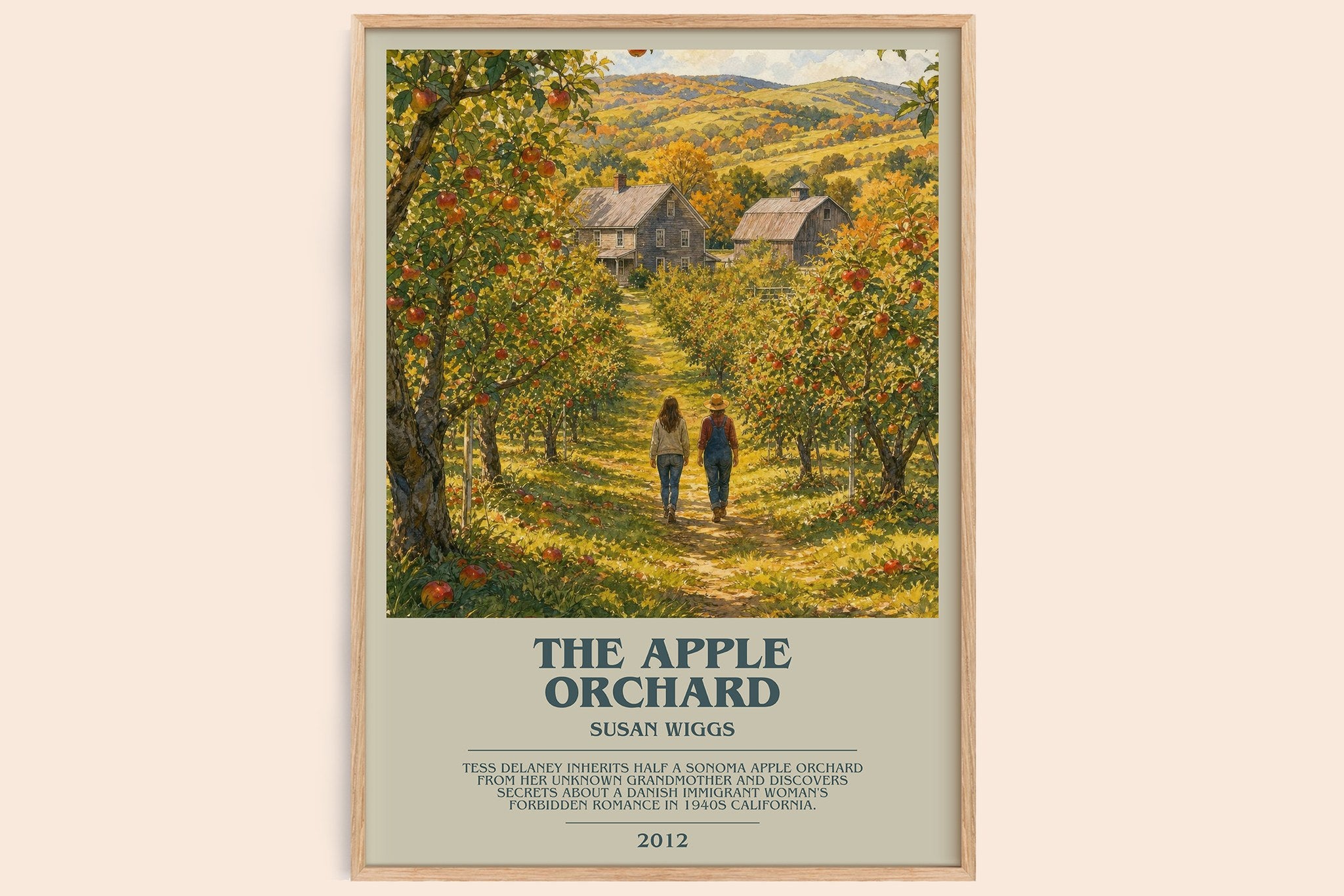 The Apple Orchard Bookish Wall Art by Susan Wiggs