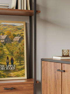 The Apple Orchard book watercolour illustration paper finish options – matte satin gloss