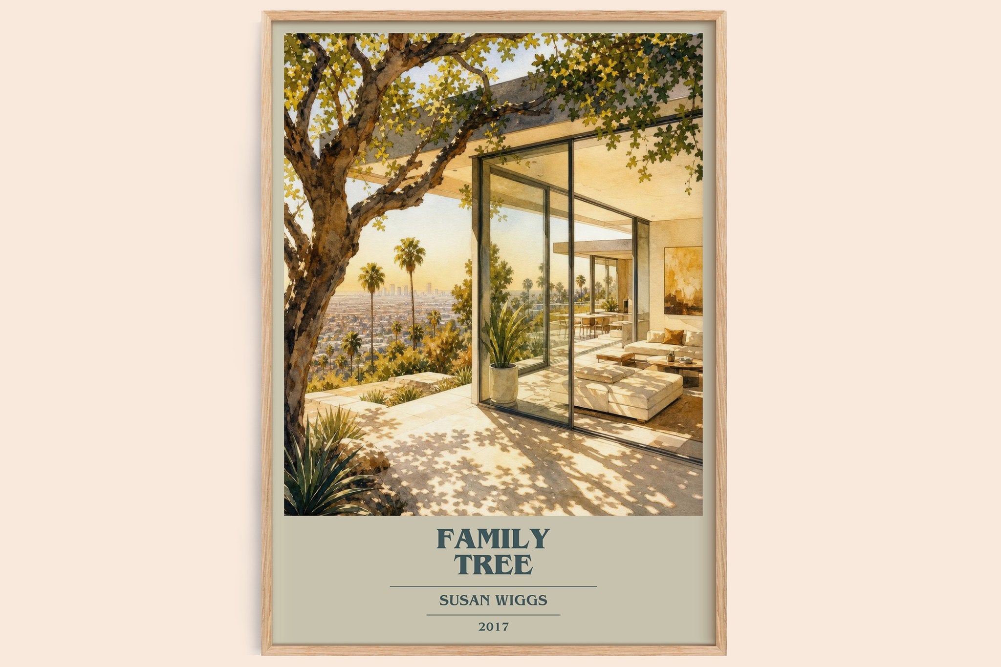 Family Tree Book Cover Poster by Susan Wiggs