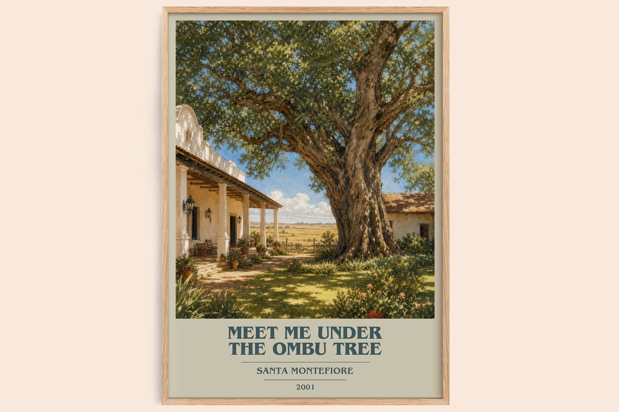 Meet Me Under the Ombu Tree Book Cover Poster by Santa Montefiore