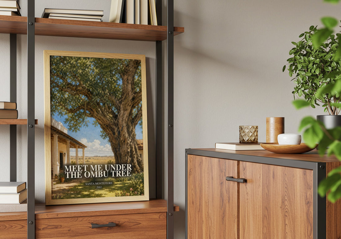 Meet Me Under the Ombu Tree book watercolour illustration paper finish options – matte satin gloss