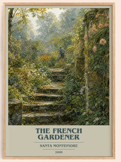The French Gardener Book Cover Poster by Santa Montefiore – image 1