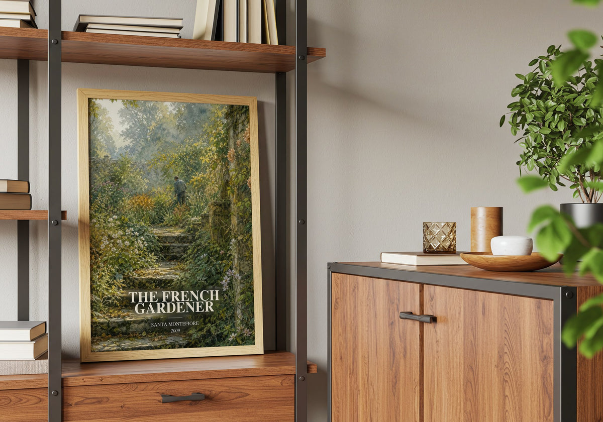 The French Gardener book watercolour illustration paper finish options – matte satin gloss