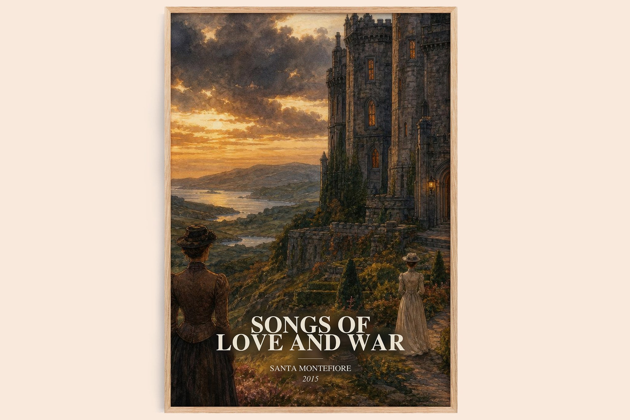 Songs of Love and War Book Watercolour Illustration by S. Montefiore