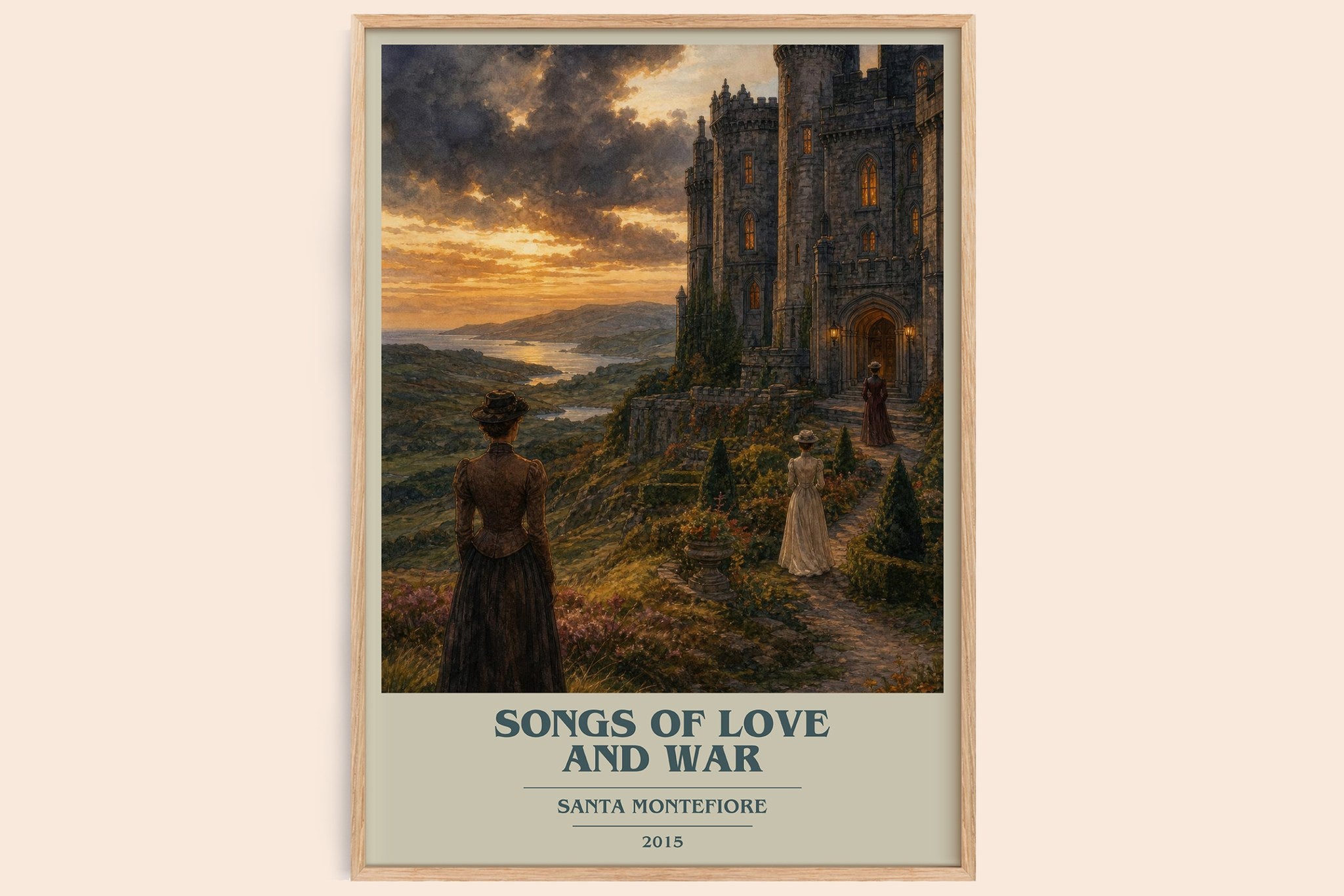 Songs of Love and War Book Cover Poster by Santa Montefiore