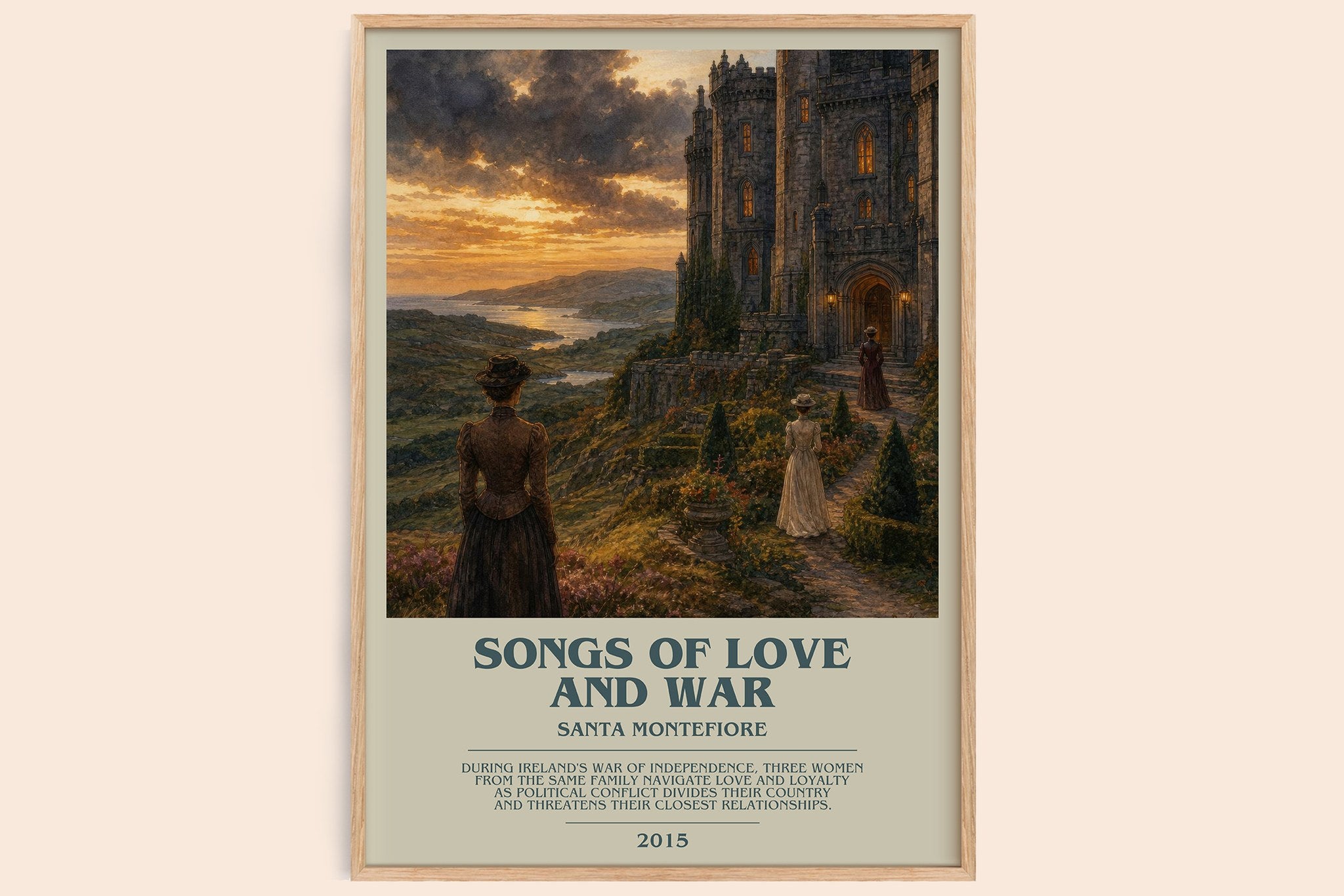 Songs of Love and War Bookish Wall Art by Santa Montefiore