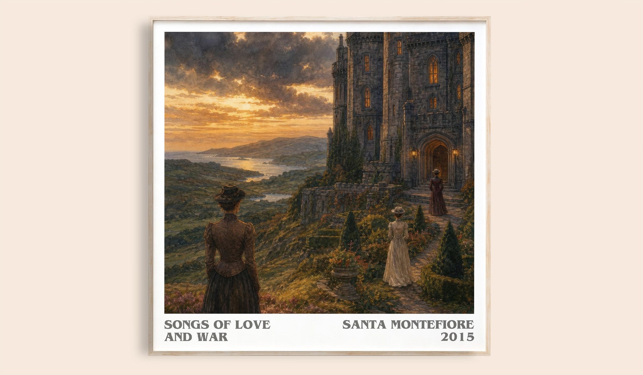 Songs of Love and War Literary Art Print by Santa Montefiore