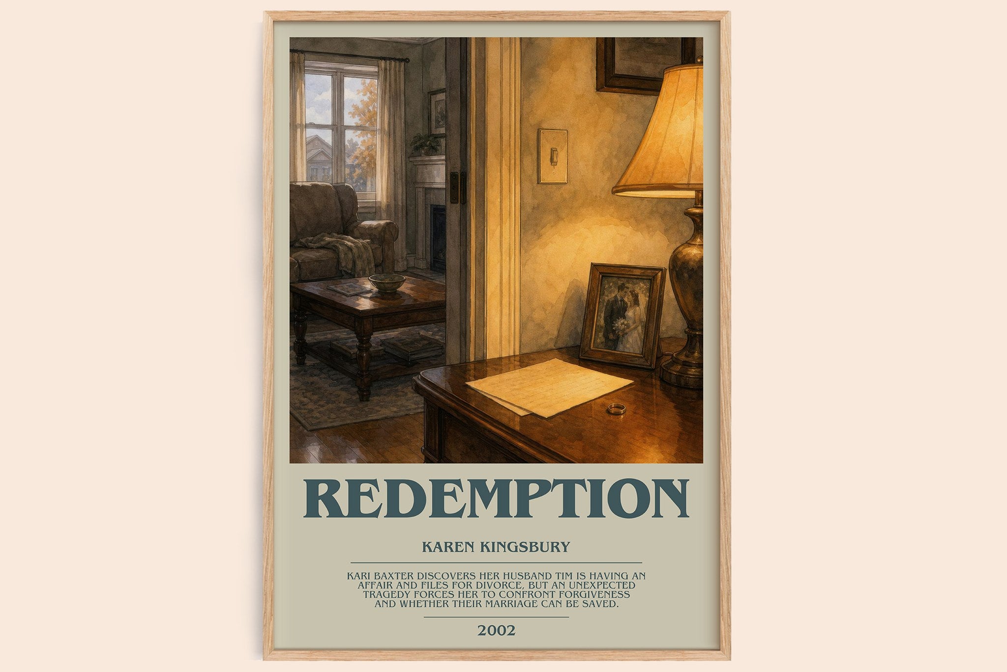 Redemption Bookish Wall Art by Karen Kingsbury