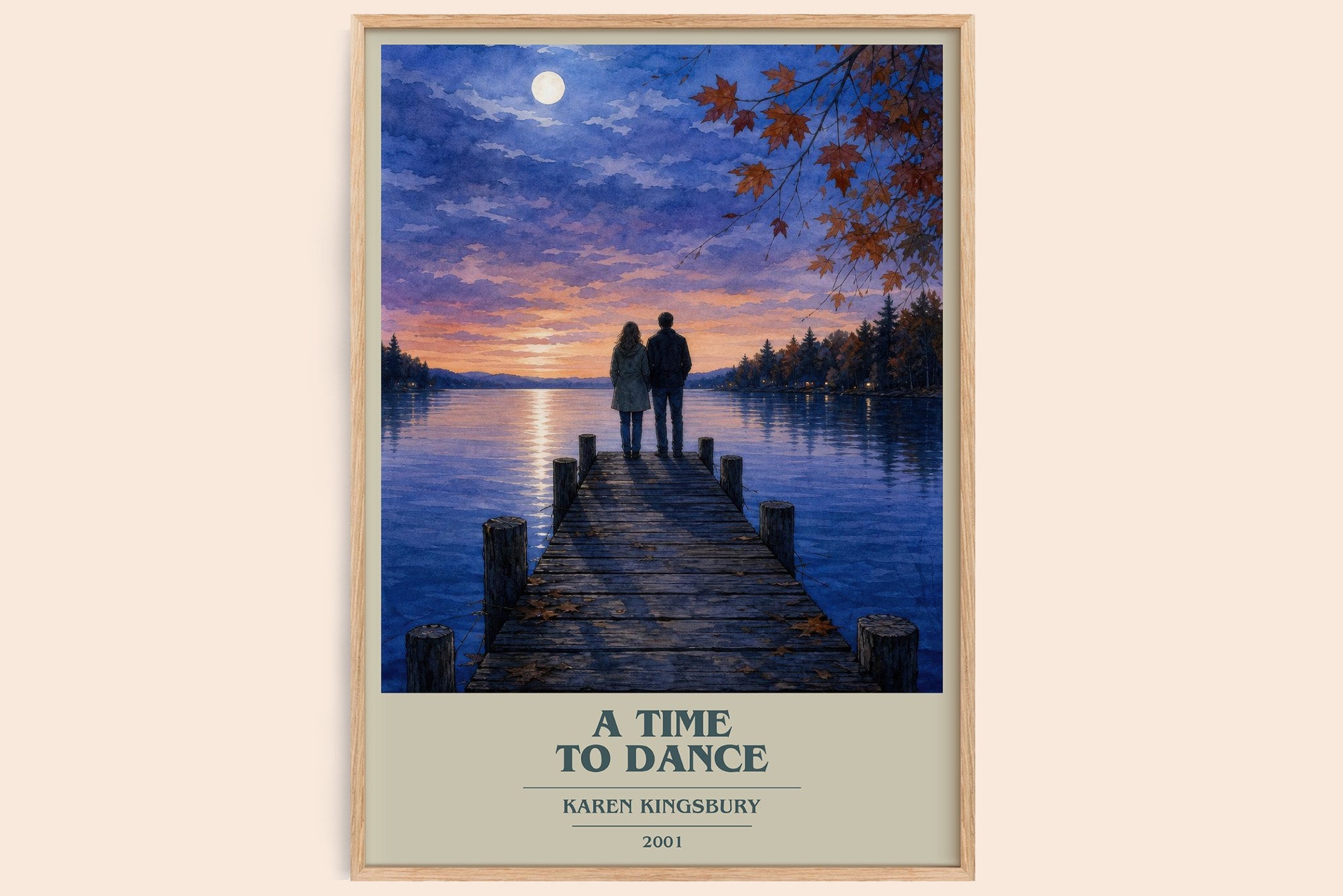 A Time to Dance Book Cover Poster by Karen Kingsbury