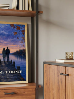 A Time to Dance book watercolour illustration paper finish options – matte satin gloss