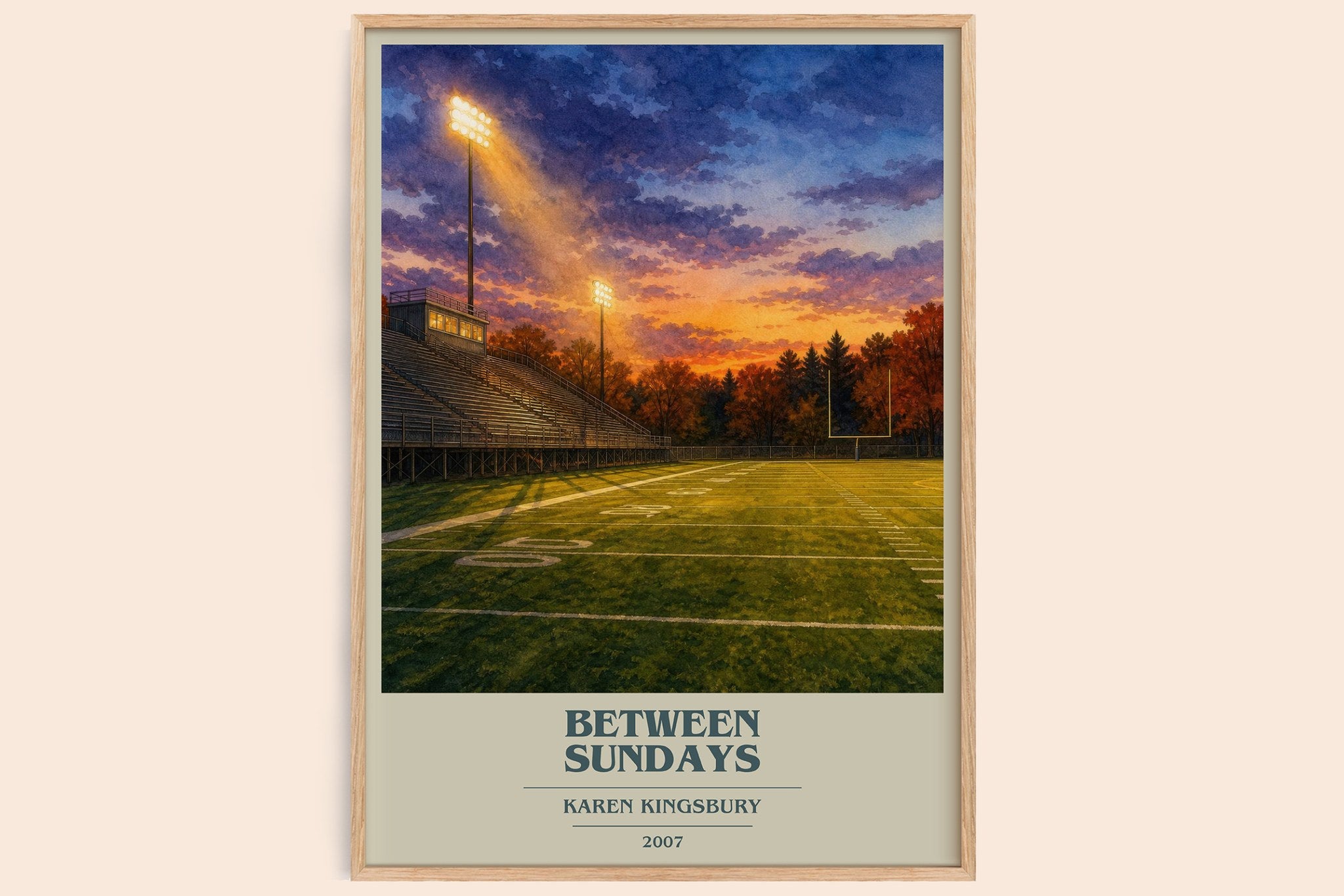 Between Sundays Book Cover Poster by Karen Kingsbury